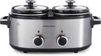 Morphy Richards 3.9L Trioserve Three Pot Slow Cooker
