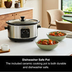 Morphy Richards 3.9L Trioserve Three Pot Slow Cooker