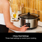 Morphy Richards 3.9L Trioserve Three Pot Slow Cooker
