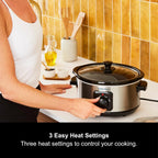 Morphy Richards 3.9L Trioserve Three Pot Slow Cooker