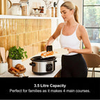 Morphy Richards 3.9L Trioserve Three Pot Slow Cooker