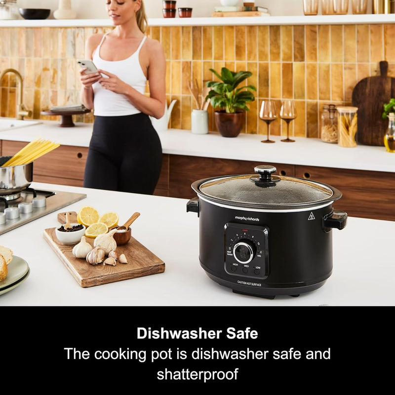 6.5L Easy Time Slow Cooker Automatic Heat Settings