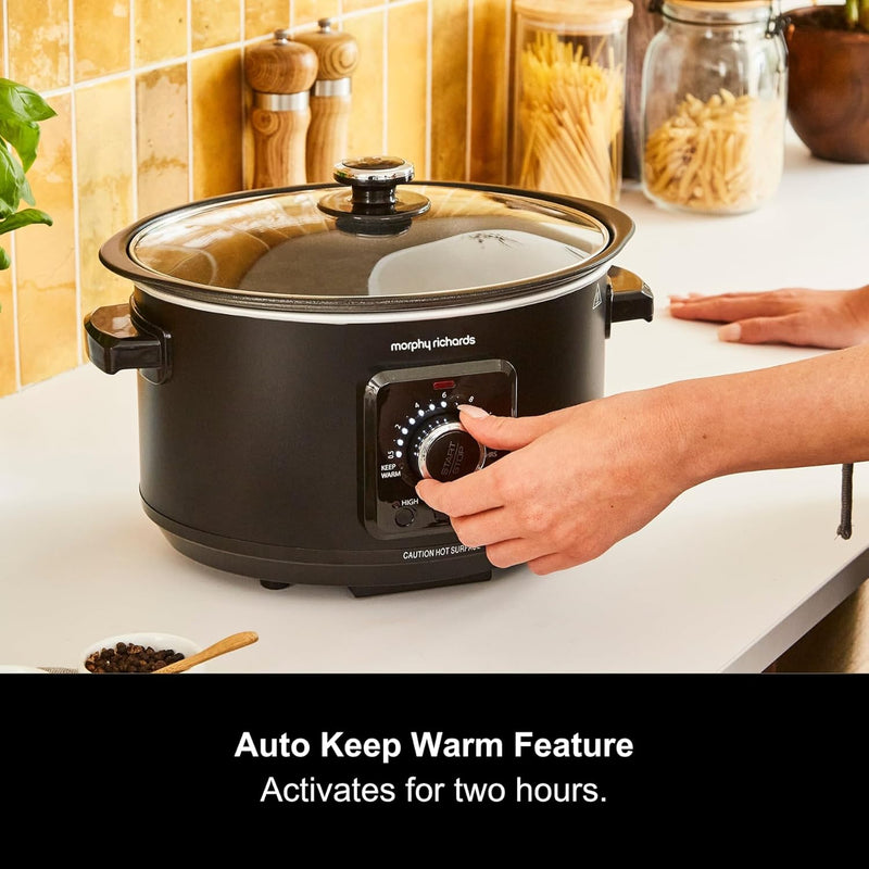 6.5L Easy Time Slow Cooker Automatic Heat Settings