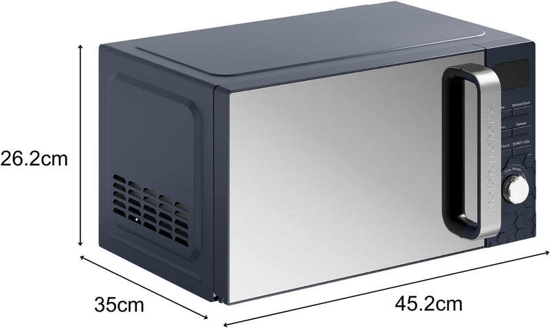 Cassini Digital Glass Microwave 20L Capacity Stainless Steel
