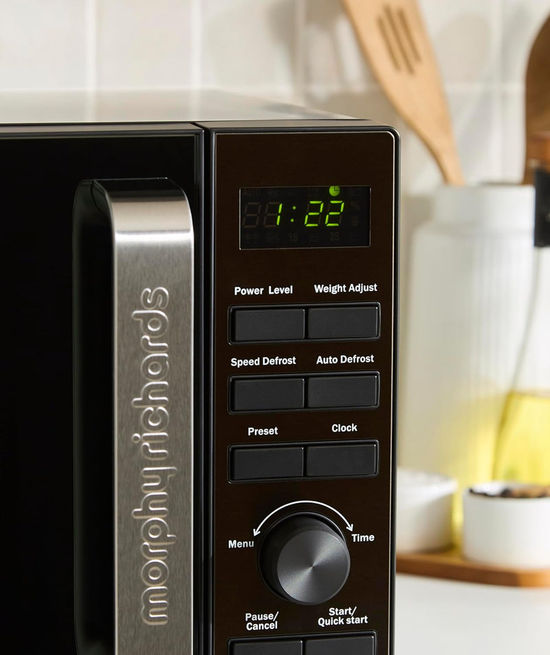 Cassini Digital Glass Microwave 20L Capacity Stainless Steel