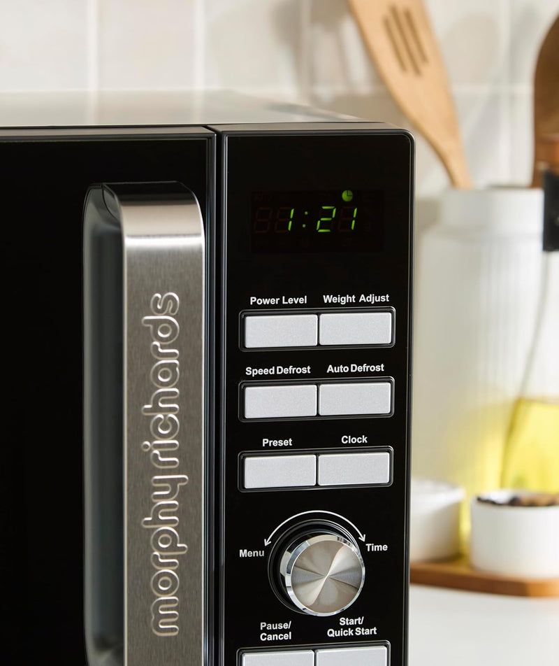 Cassini Digital Glass Microwave 20L Capacity Stainless Steel