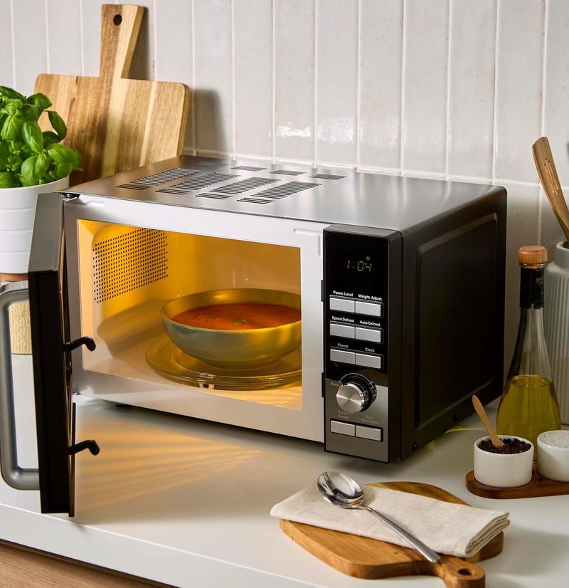 Cassini Digital Glass Microwave 20L Capacity Stainless Steel