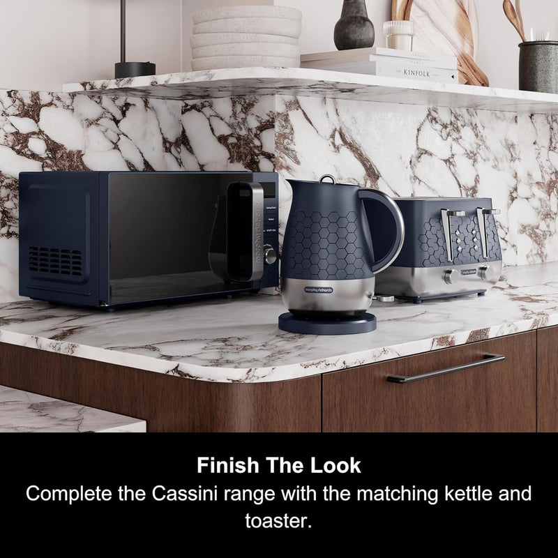 Cassini Digital Glass Microwave 20L Capacity Stainless Steel
