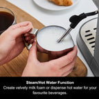 Signature Compact Espresso Maker Ground Coffee Dual Cup