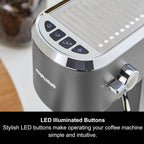 Signature Compact Espresso Maker Ground Coffee Dual Cup