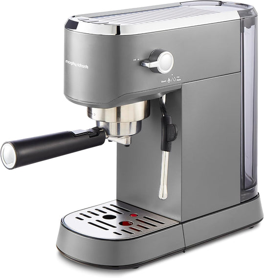 Signature Compact Espresso Maker Ground Coffee Dual Cup