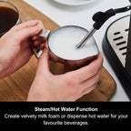 Signature Compact Espresso Maker Ground Coffee Dual Cup