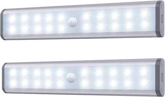 Motion Sensor Cabinet Lights 20 LED Wireless Under