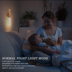 Motion Sensor Rechargeable Wall Light USB Magnetic Stick‑on