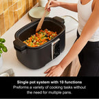 Multifunction 10-In-1 Food Multicooker 6.5L Fry Roast Steam