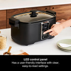 Multifunction 10-In-1 Food Multicooker 6.5L Fry Roast Steam