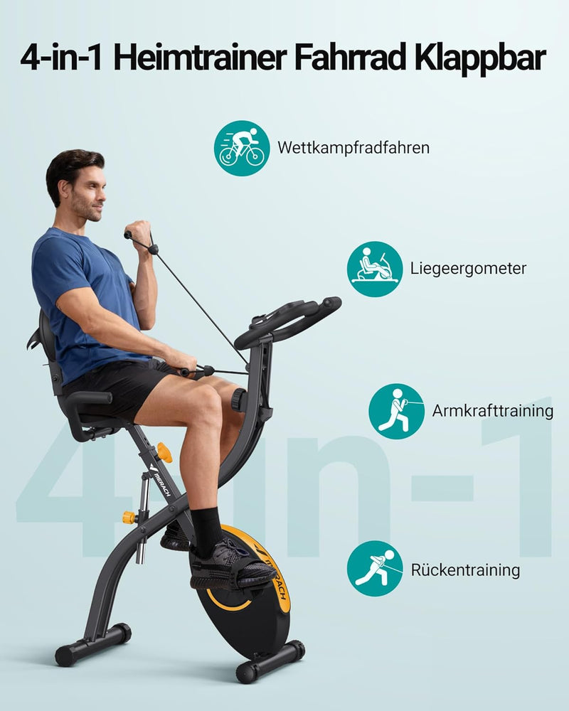 Multifunctional Foldable Exercise Bike Exclusive App