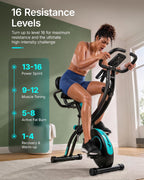 Multifunctional Foldable Exercise Bike Exclusive App