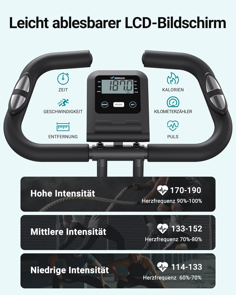 Multifunctional Foldable Exercise Bike Exclusive App