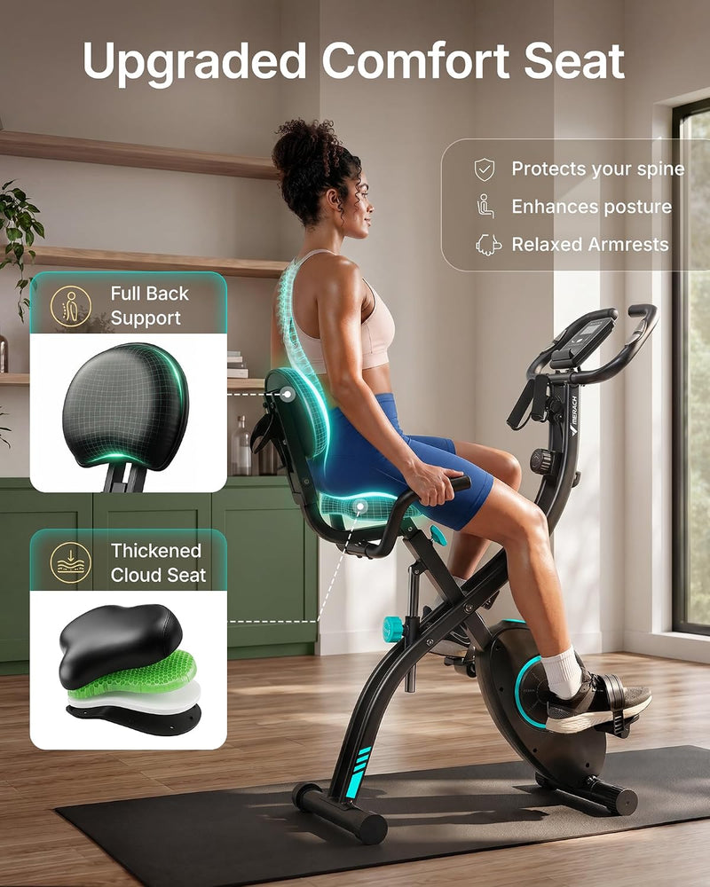 Multifunctional Foldable Exercise Bike Exclusive App