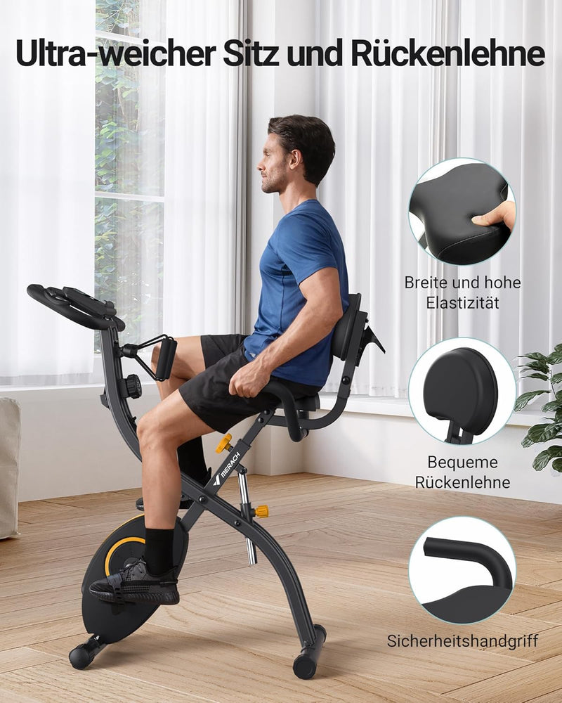 Multifunctional Foldable Exercise Bike Exclusive App