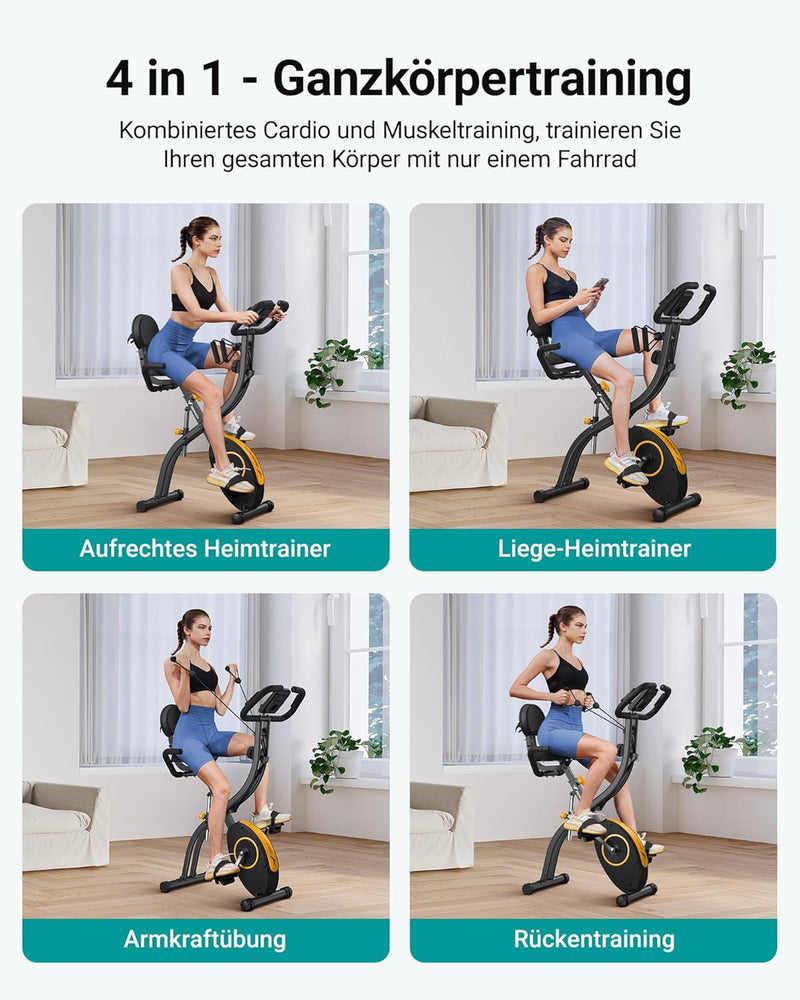 Multifunctional Foldable Exercise Bike Exclusive App