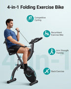 Multifunctional Foldable Exercise Bike Exclusive App