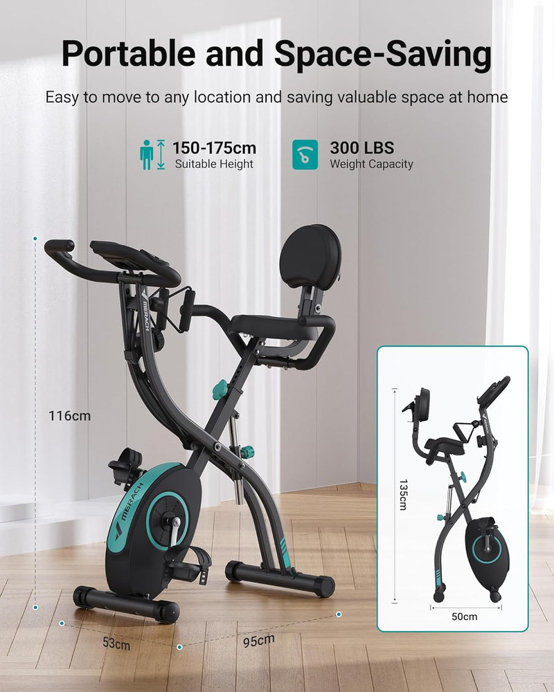 Multifunctional Foldable Exercise Bike Exclusive App