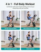 Multifunctional Foldable Exercise Bike Exclusive App