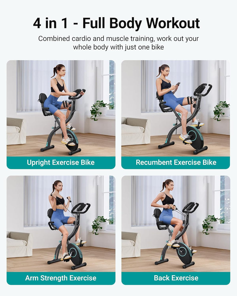 Multifunctional Foldable Exercise Bike Exclusive App