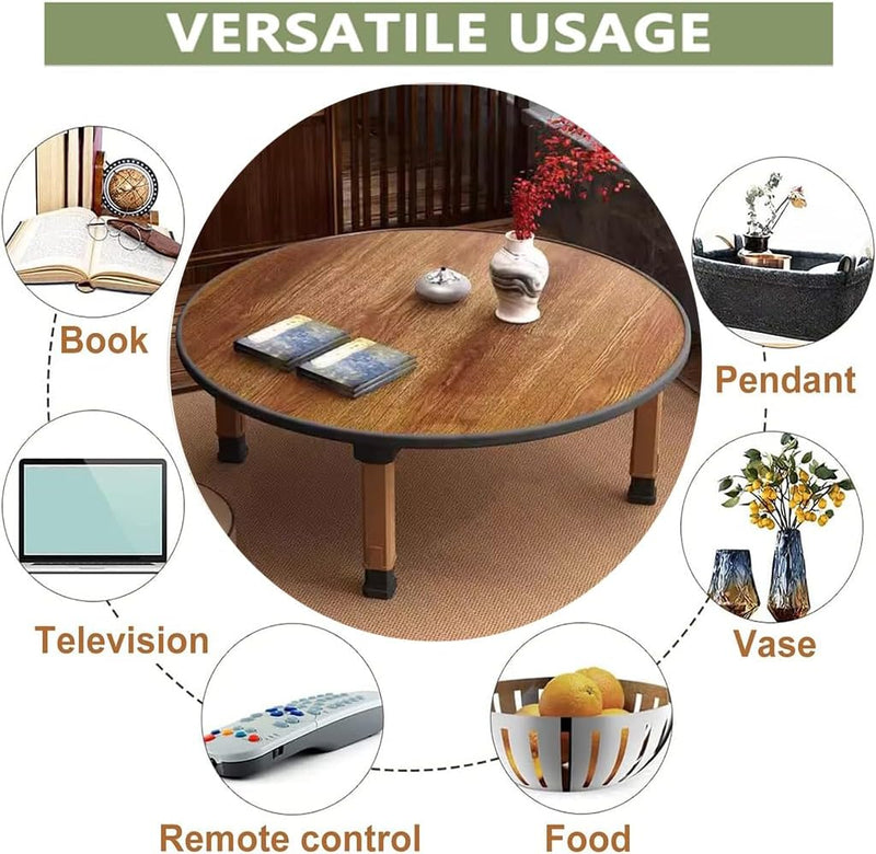 Multifunctional Folding Japanese-Style Tea Coffee Table Low
