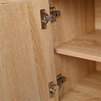 Multipurpose Printer Cabinet Wood with 3 Shelves 2 Drawers