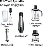 Multiquick 7 Hand Blender 1000W with 1250ML Jug