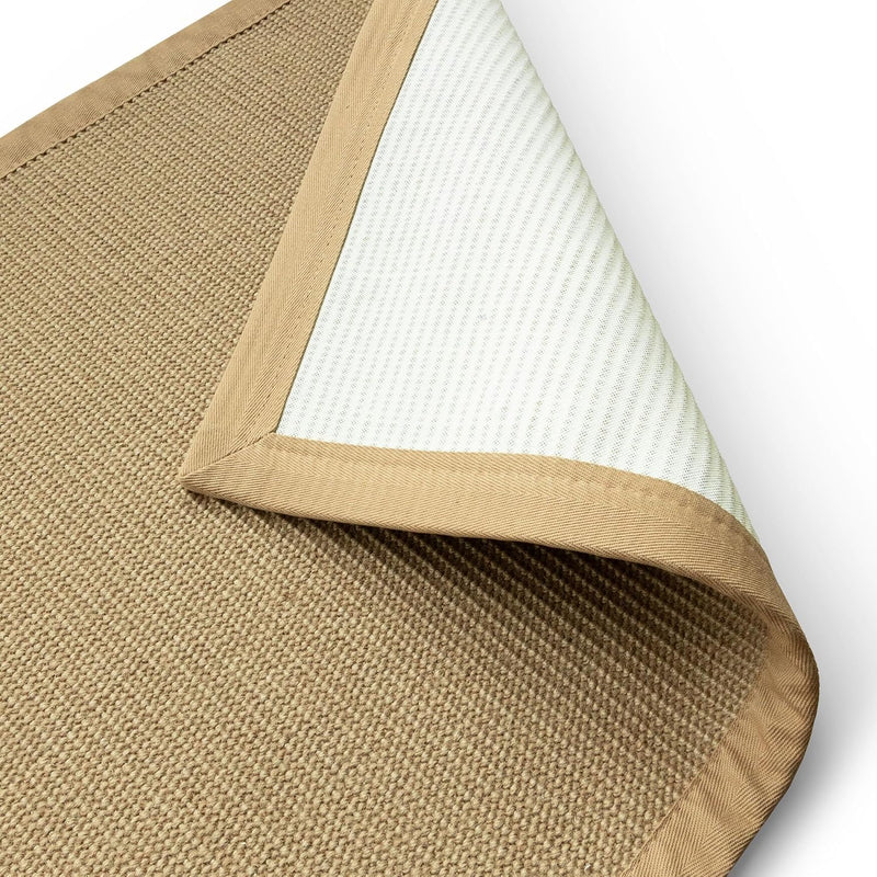 Mumbai 100% Natural Sisal Rug with Cotton Borders