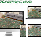Mushroom Butterfly Rug for Living Room