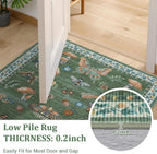 Mushroom Butterfly Rug for Living Room