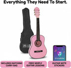Music Alley 34 Inch Junior Classical Guitar Natural