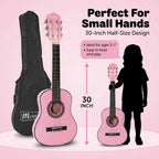 Music Alley 34 Inch Junior Classical Guitar Natural