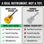 Music Alley 34 Inch Junior Classical Guitar Natural