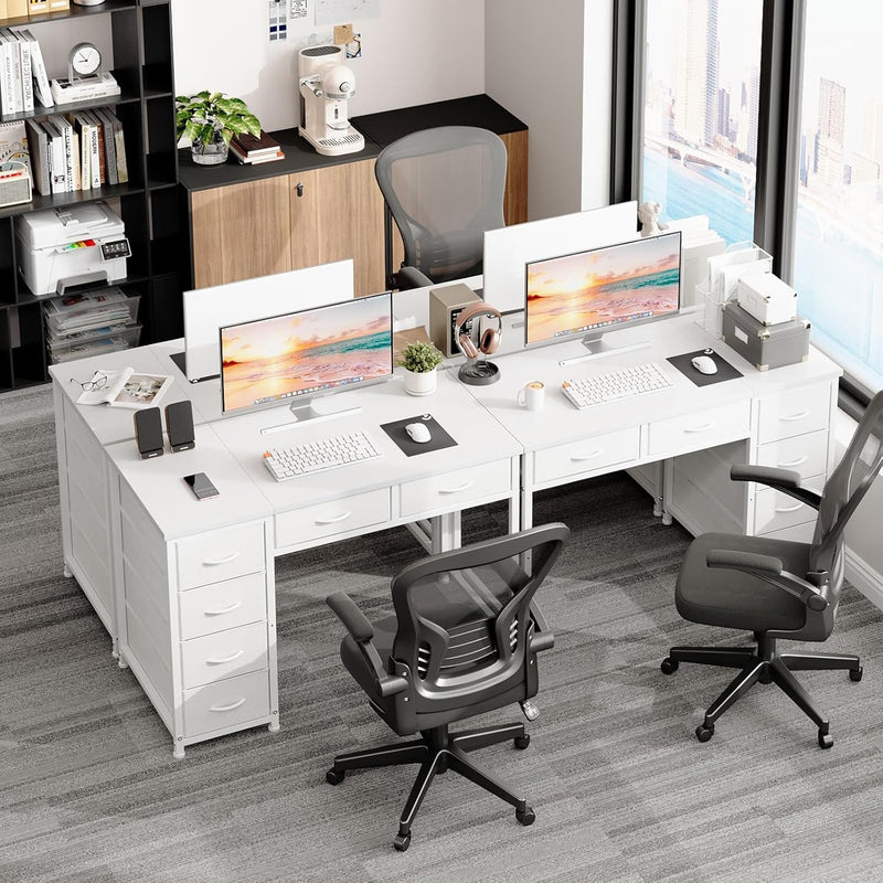 100x48CM Desk Small Computer with 6 Fabric