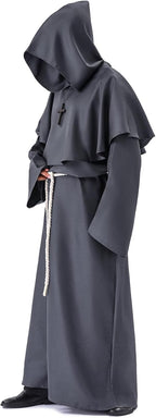 Myir Jun Monk Costume Medieval Friar Hooded Renaissance
