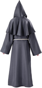 Myir Jun Monk Costume Medieval Friar Hooded Renaissance