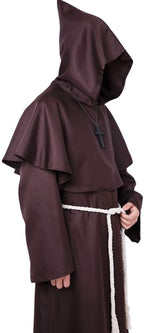 Myir Jun Monk Costume Medieval Friar Hooded Renaissance