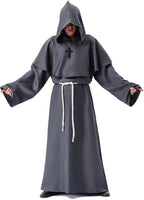 Myir Jun Monk Costume Medieval Friar Hooded Renaissance