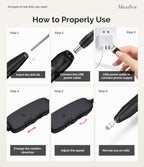 Nail Drill 20000RPM E File for Beginners Compact