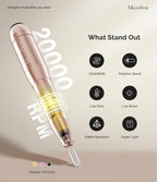 Nail Drill 20000RPM E File for Beginners Compact
