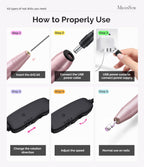 Nail Drill 20000RPM E File for Beginners Compact