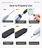 Nail Drill 20000RPM E File for Beginners Compact