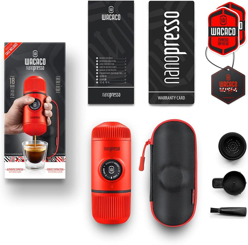 Nanopresso Portable Espresso Maker Bundled with Protective Case