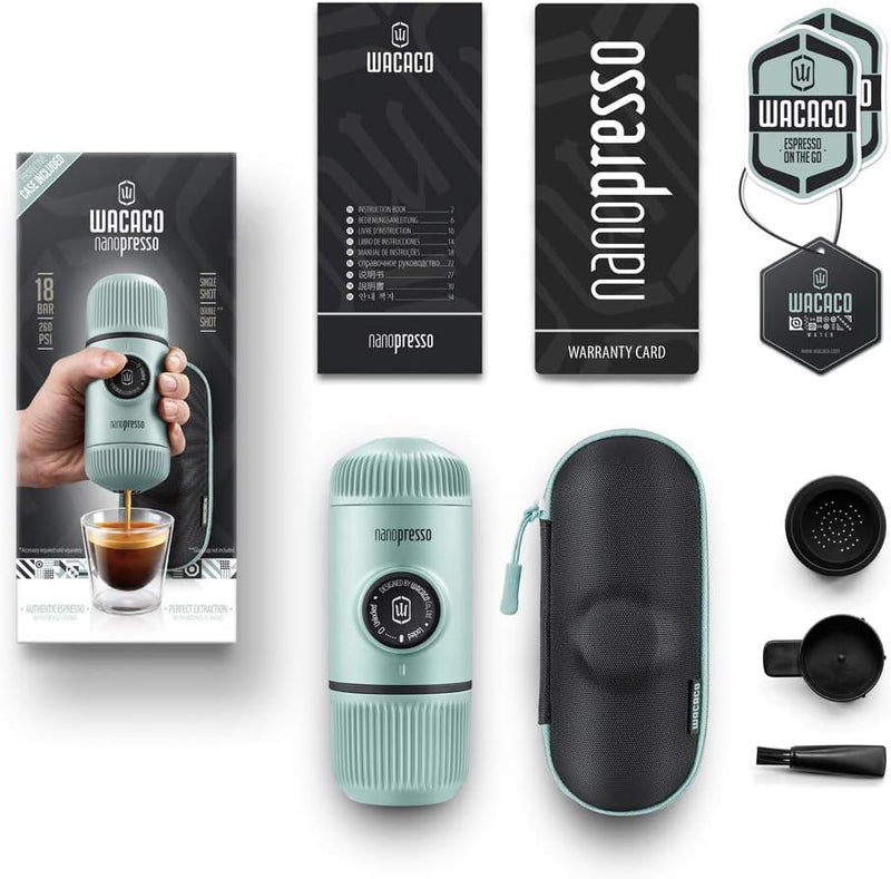Nanopresso Portable Espresso Maker Bundled with Protective Case